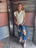 Kenna Quarter Zip Top