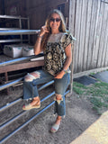 Klein Paisley Top