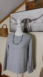 Amy Soft Grey Top