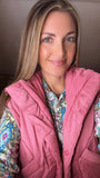 Palmer Pink Puffer Vest