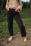 Ledoux Black Barrel Jeans