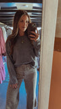 Gemma Grey Soft Sweater