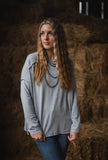 Dove Heather Grey Top