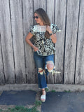Klein Paisley Top