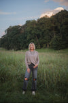 Maven Mocha Corded Top
