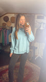 Raegan Sky Blue Pullover