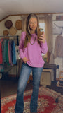 Marlena Bright Mauve Top