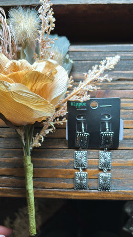 Concho Tiered Earrings
