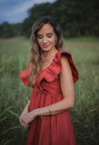 Ronalda Rust Dress