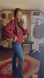 Berkyn Burgundy Top