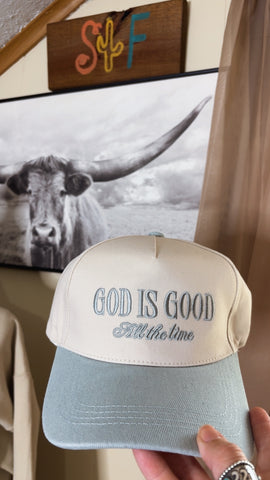 God is Good Denim Hat