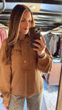 Ava Almond Henley Top