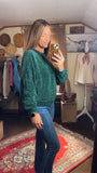 Graylon Green Chenille Sweater