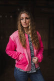 Layla Hot Pink Bomber Jacket
