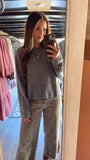 Gemma Grey Soft Sweater