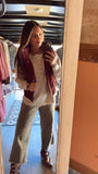 Oxblood Puffer Vest