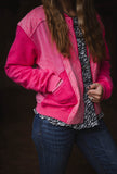 Layla Hot Pink Bomber Jacket