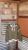 Olive Green Scuba Crewneck