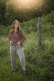 Kristie Plaid Top