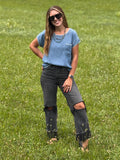 Cherita Chambray Top
