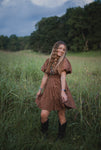 Beatrice Brown Dress