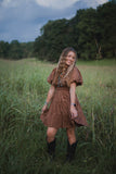 Beatrice Brown Dress