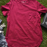 Berkley Maroon Boot Stitch Top