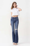 Luna Full Size High Rise Flare Jeans