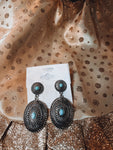 Tate Turquoise Concho Earrings