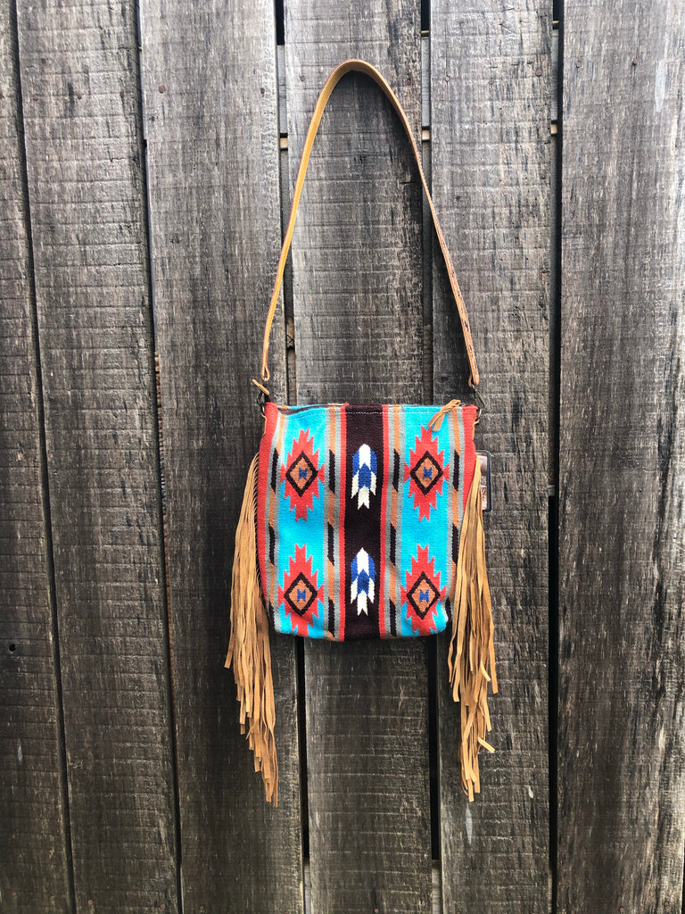 Fringed Saddle Blanket Bag – Spirit Warrior Boutique