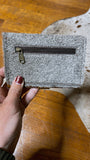 Trina Tri-Fold Genuine Leather & Cowhide Wallet